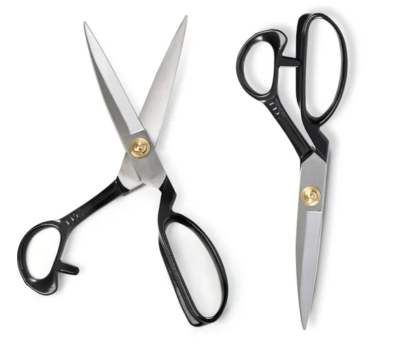 Scissors with Black Handles — Stock Photo, Image