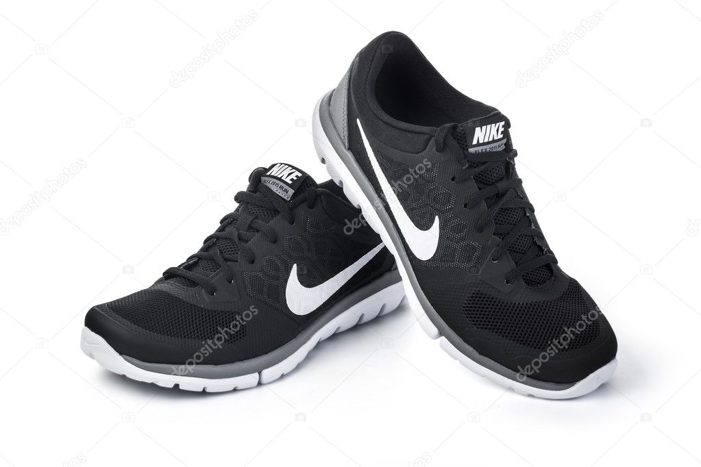 Chisinau, Moldova - May 27, 2016 : New style nike shoes. Taken at studio and isolated over white background