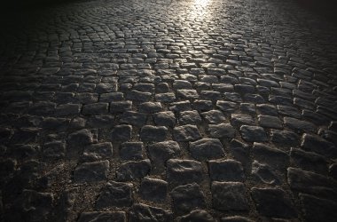 Granit cobblestones blok kaplama