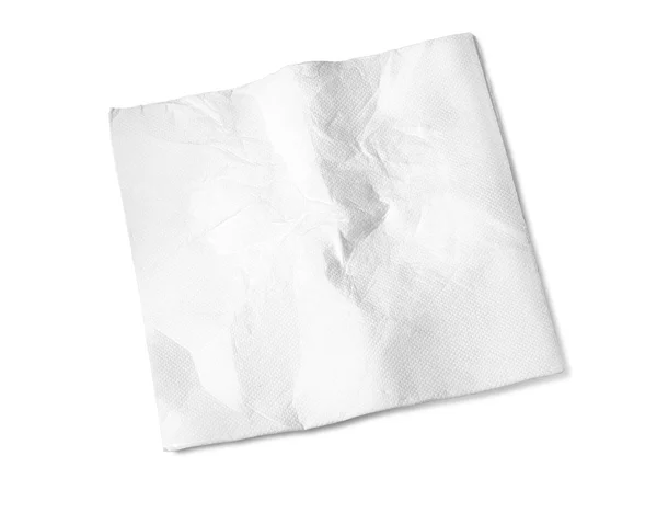 Serviette en papier sur blanc — Photo