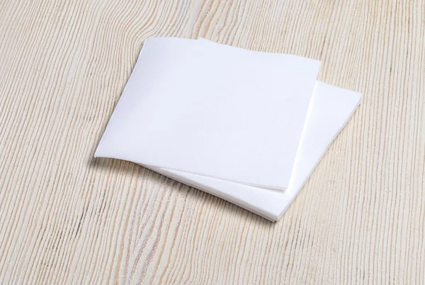 White paper napkin — Stock Photo, Image