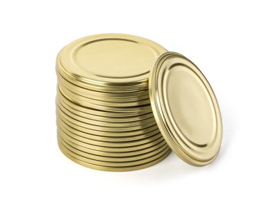 Cam Kavanoz kapanması için metal kapak