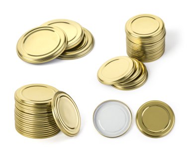 Cam Kavanoz kapanması için metal kapak