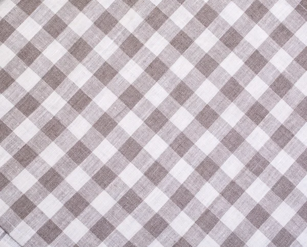 Grey and white tablecloth — Stock Photo, Image