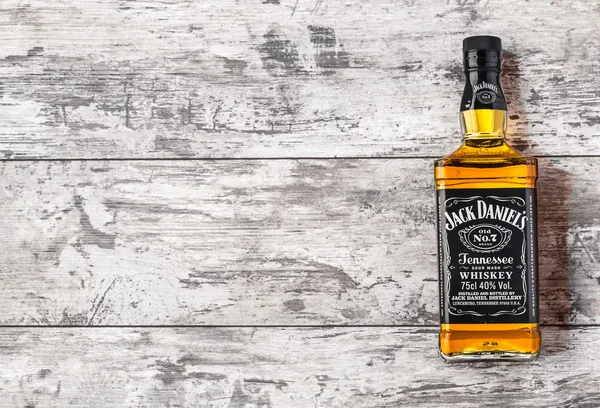 .Foto på flaska "Jack Daniels" — Stockfoto