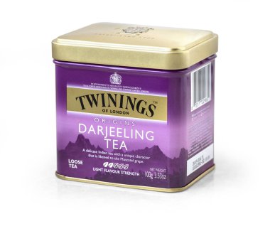 Twinings çay poşeti beyaz izole