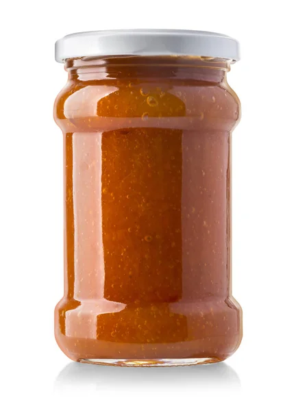 Delikátní džem v hrnci — Stock fotografie