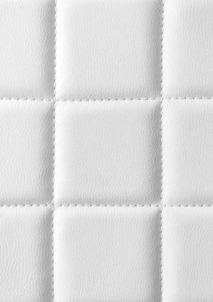 Hintergrund oder Textur aus weißem Leder — Stockfoto
