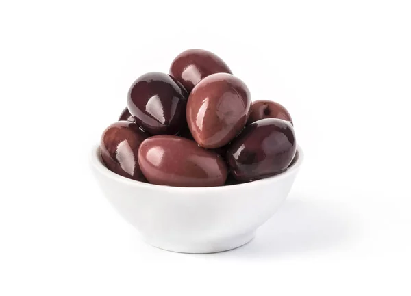 Black olives in a bowl i\ — Foto Stock