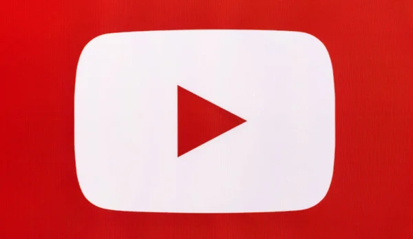 Логотип бренда "Youtube " — стоковое фото