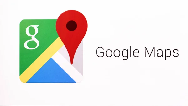 Logo Google Maps — Zdjęcie stockowe