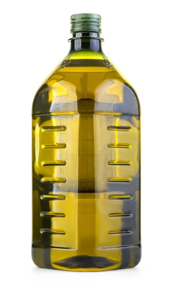 Oil bottle on white — Stock Photo, Image