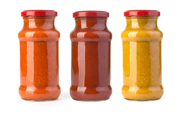 Botella de picante, salsa picante roja — Foto de Stock