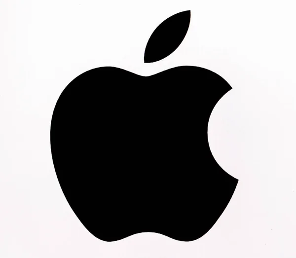 Logotipo da marca Apple Fotografia De Stock