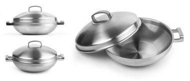  pot üzerine beyaz izole