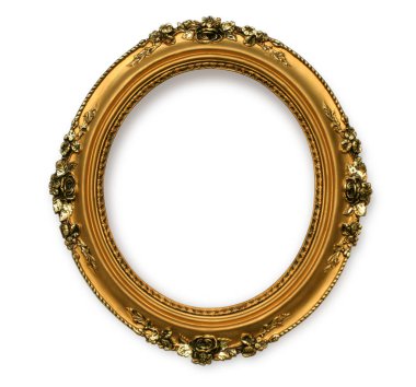 altın antika çerçeve 