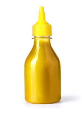 Sarı hardal şişesi 