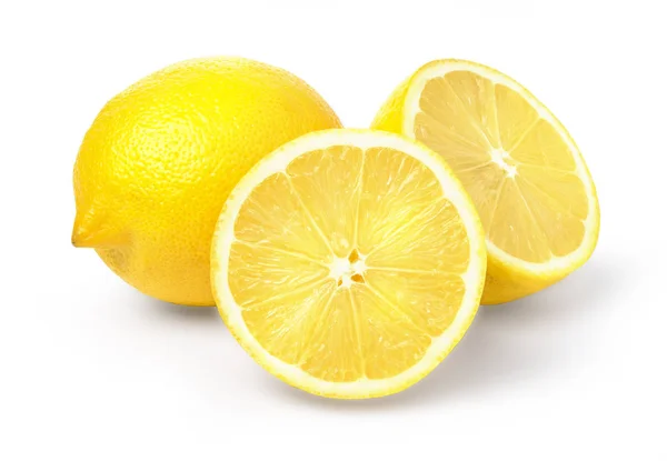 Limón aislado sobre blanco — Foto de Stock