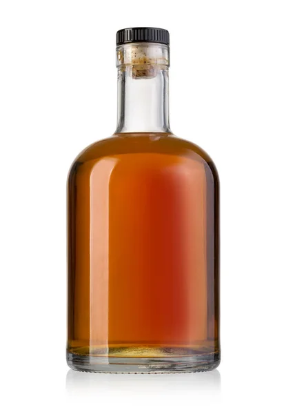 Teljes whiskey bottle — Stock Fotó