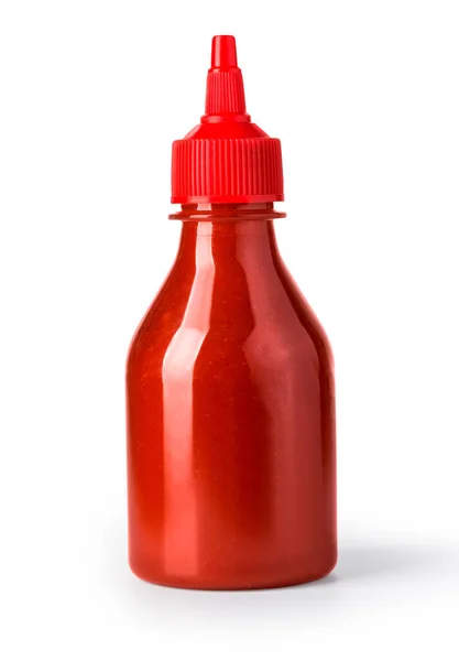Бутылка кетчупа изолирована — стоковое фото