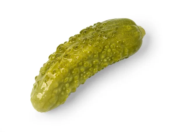 Pickled cucumber isolated — Stock Photo, Image