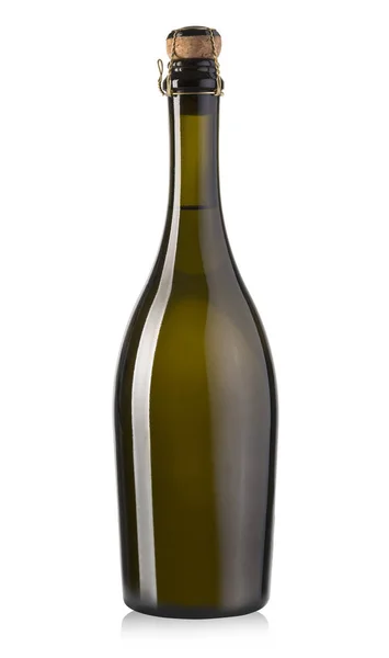Sticlă de șampanie Izolată — Fotografie, imagine de stoc
