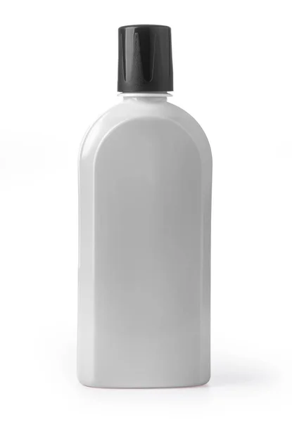 Plastic cosmetic bottle isolated — Stock Photo, Image