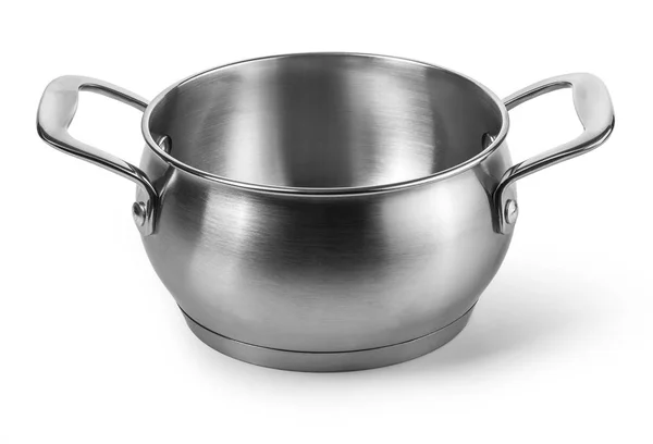 ステンレス鋼の鍋 — ストック写真