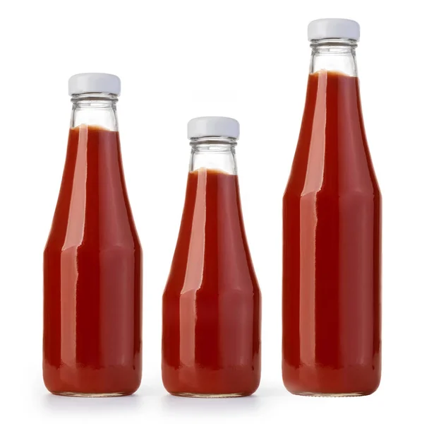 Ketchup üveg fehér — Stock Fotó