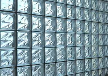 Cam blok duvar desen