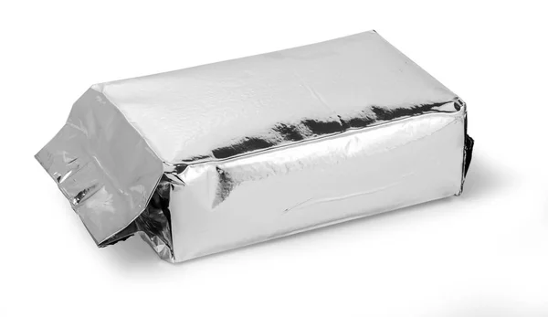 Срібні харчового упакування — стокове фото