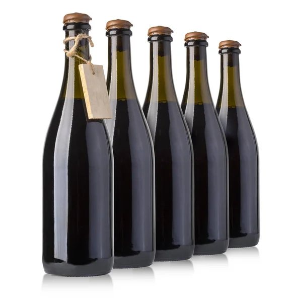 Stare butelki po winie — Zdjęcie stockowe