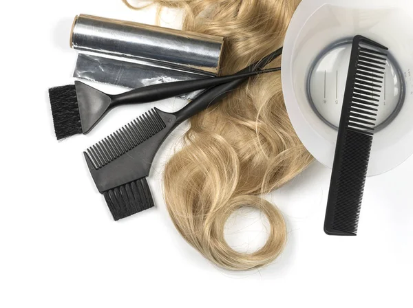 Ferramentas de cabeleireiro profissional — Fotografia de Stock