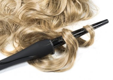  kadın uzun saçlı saç demir yapım. 