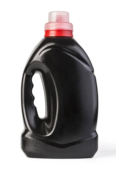 Musta muovipullo — kuvapankkivalokuva