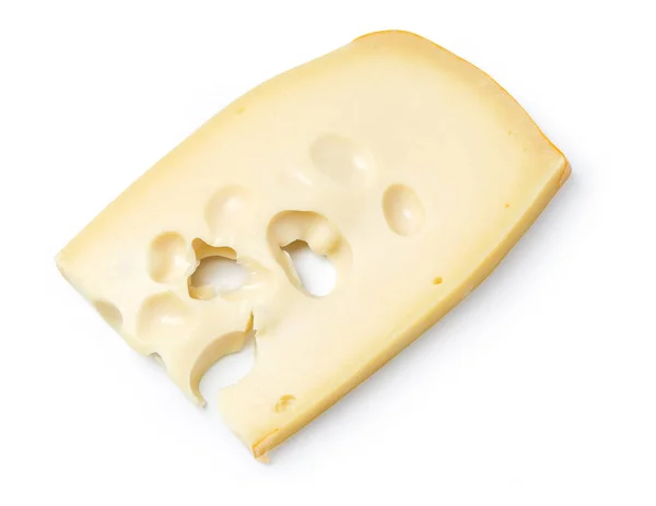 Käse isoliert auf weiß — Stockfoto