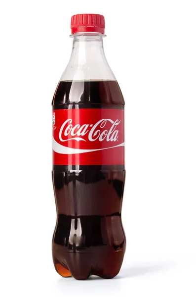 Photo of Coca-Cola plastic bottle — Stock Photo, Image