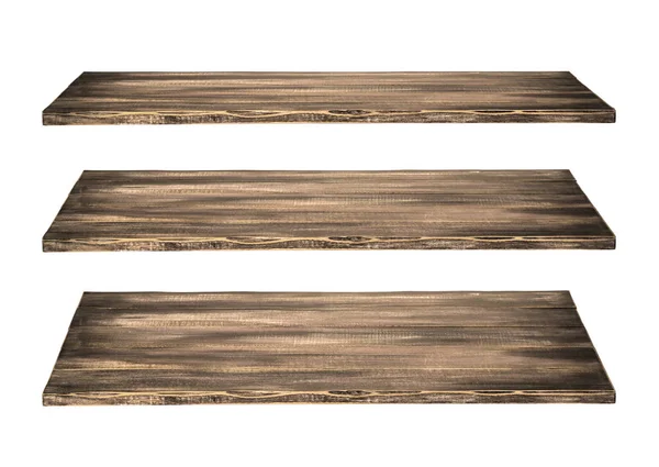 Mesa de 3 estantes de madera — Foto de Stock