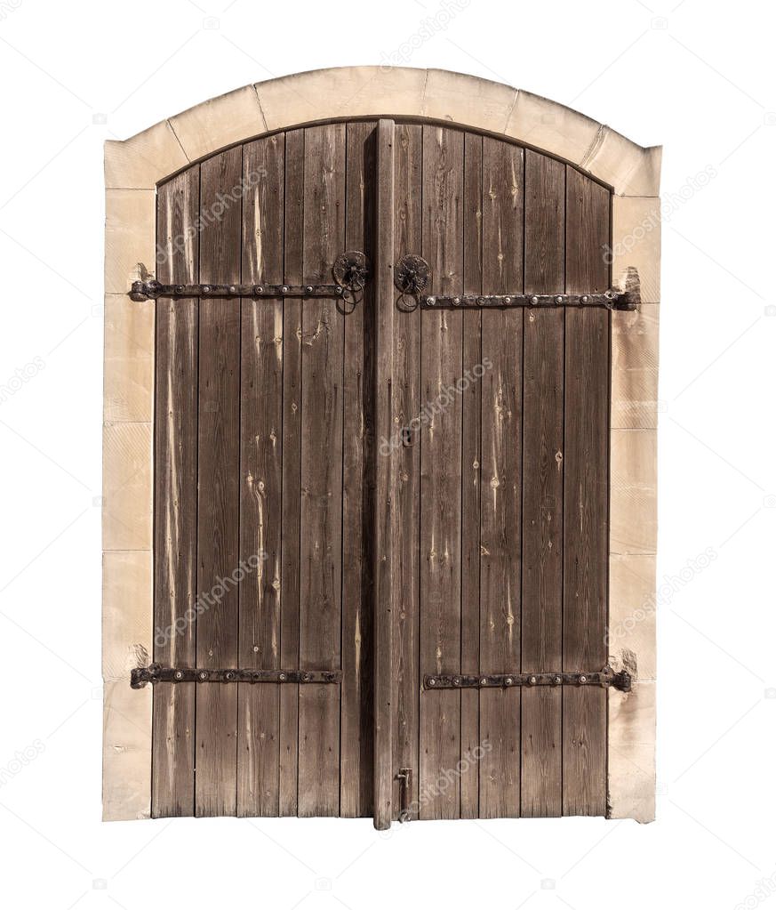 Arched Medieval Wooden Doo