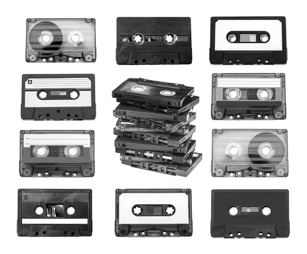 Oude compacte audio cassette — Stockfoto