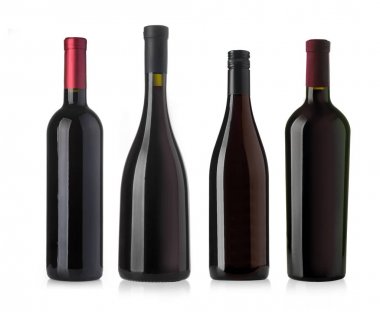 kırmızı şarap şişesi