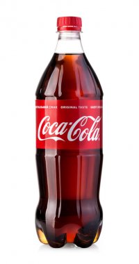 Coca-Cola klasik bir plastik şişe 