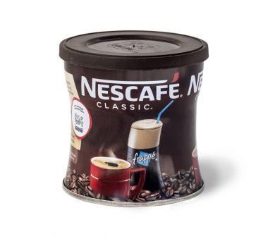 Nescafe kahve kavanoz izole üzerinde beyaz