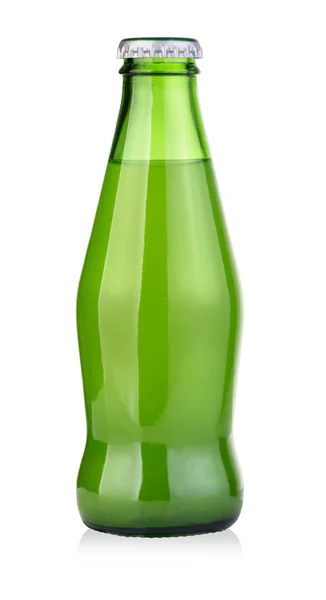 Zelený nápoj láhev — Stock fotografie