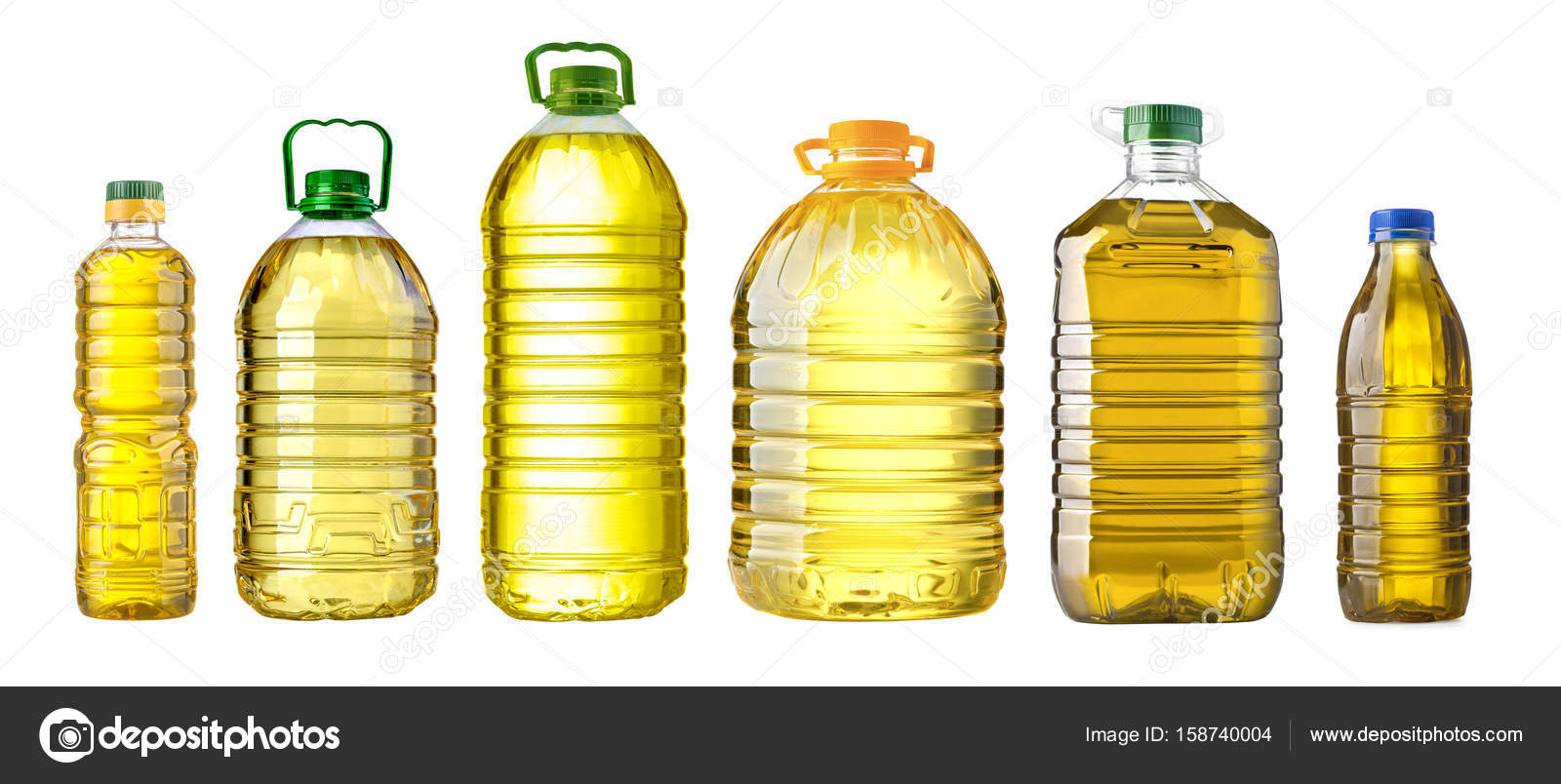 zoeken straf fluctueren Bottle oil plastic big on white background Stock Photo by ©kornienkoalex  158740004