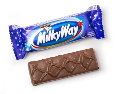  Samanyolu closeup şeker çikolata