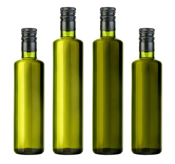 Оливкова олія пляшка — стокове фото