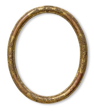 Vintage Retro eski altın çerçeve