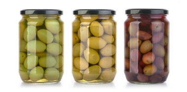 bir beyaz zeytin şişe