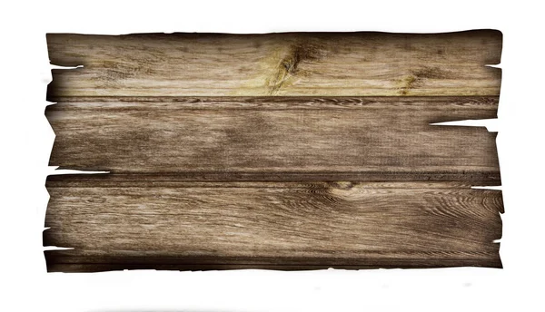 Gros plan d'un panneau en bois vide — Photo